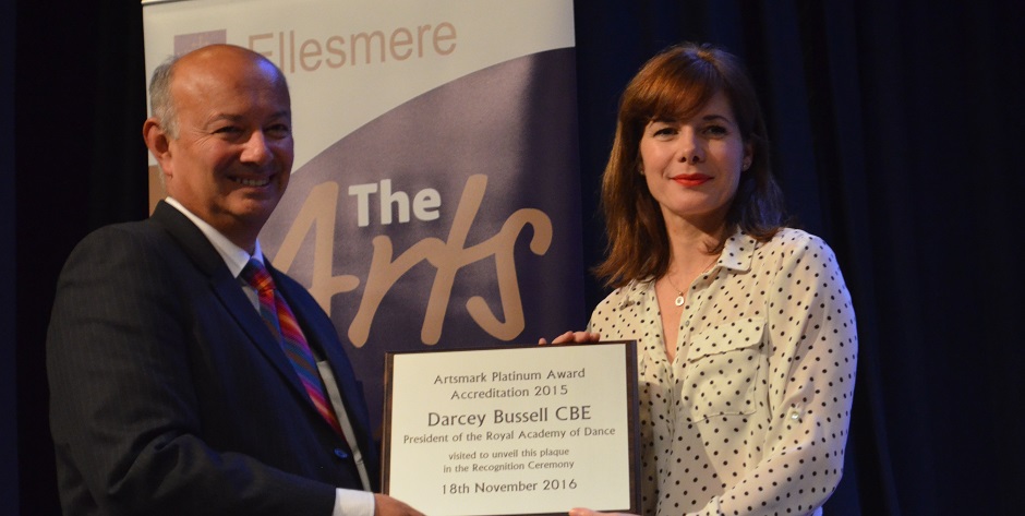 Darcey Bussell visits Ellesmere College